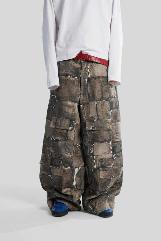 Broken Grid Pants